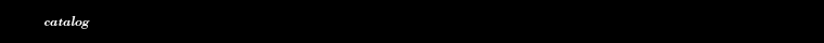 catalog